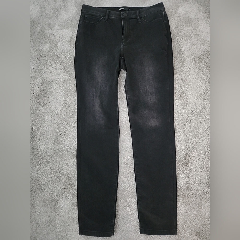 Simply Vera Wang Womens Black Skinny Leg Jeans Sz 8